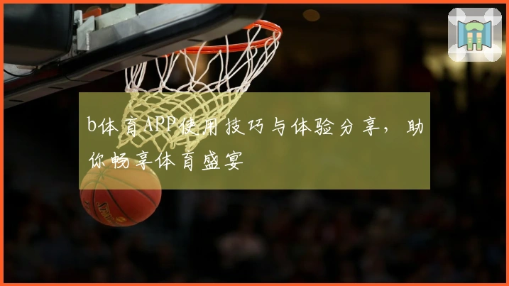 b体育APP使用技巧与体验分享，助你畅享体育盛宴